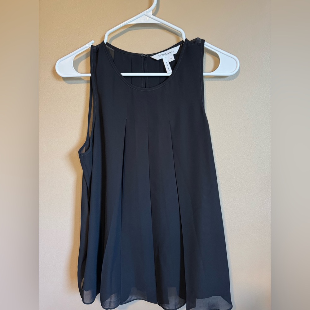 BCBGeneration Black Tank Top